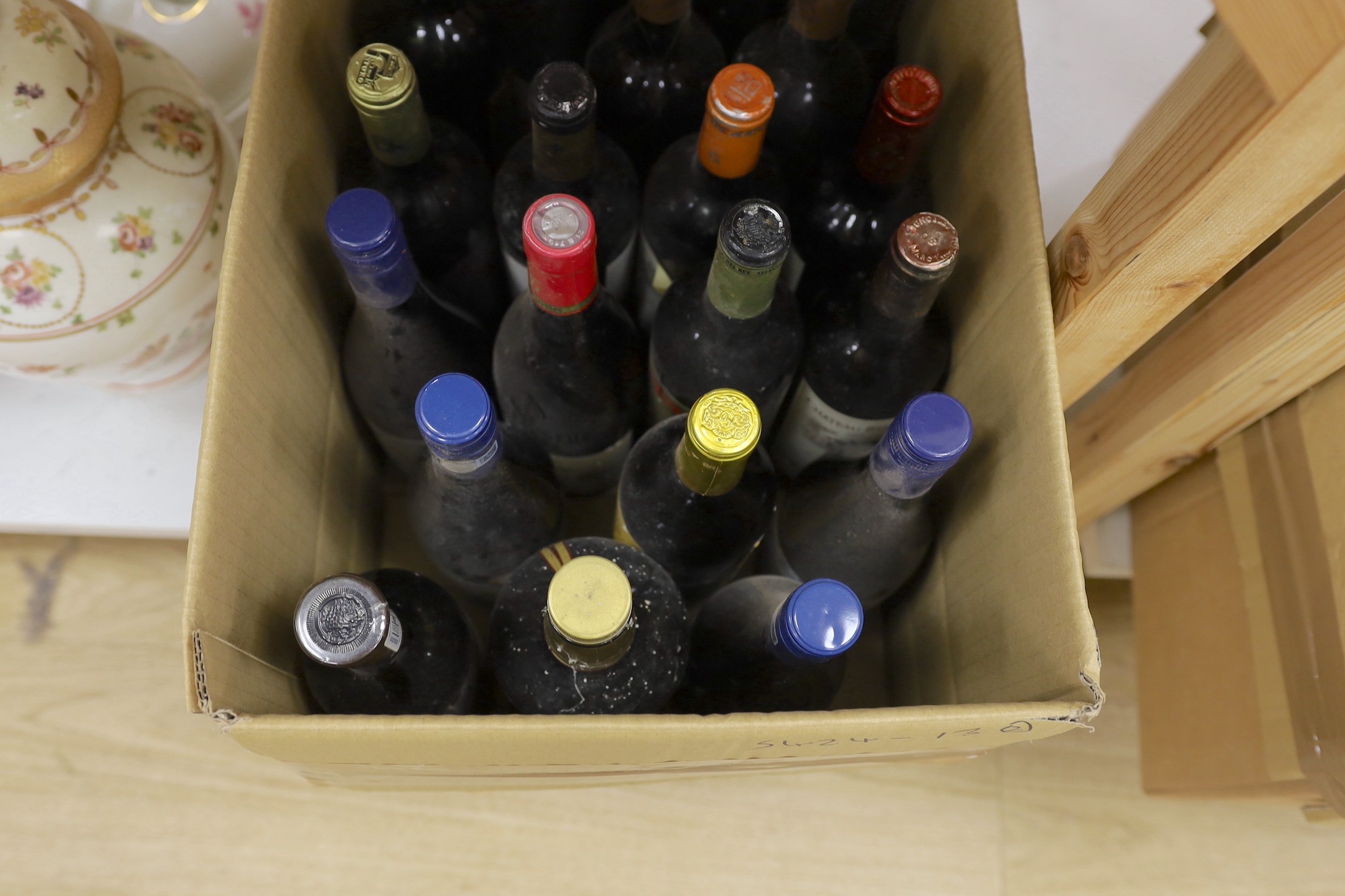 40 bottles of mixed wines and spirits